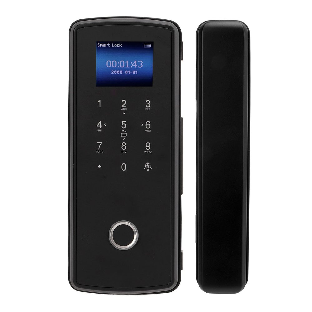 Semiconductor Biometric Fingerprint for Office and Apartment Doors Keyless Entry with Touchscreen Password Access Card and Automatic Locking