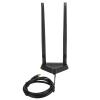 Antenna Extension Wire Base RPSMA Male to Female 1M for Enhanced Router and Stability with Magnetic Mount and Adjustable Angle view 2