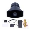 Keenso Keenso 12V 100W 125DB Car Siren Horn Mic PA Speaker System Emergency Sound Amplifier-5 Tones Horn Megaphone Emergency Warning Alarm Fire Siren view 1