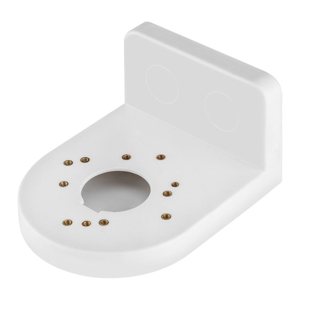CCTV Dome Camera Wall Mount Bracket Stand Plastic Material Easy Installation White