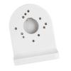 CCTV Dome Camera Wall Mount Bracket Stand Plastic Material Easy Installation White view 2
