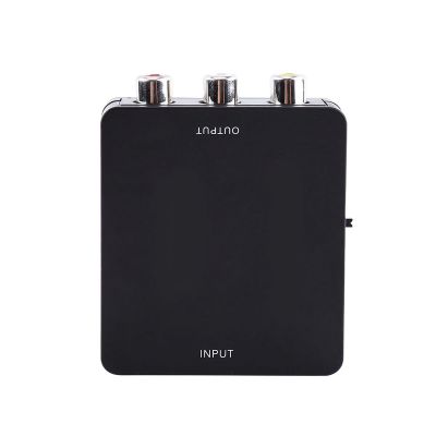 Keenso Digital HD Input Converter, High Bandwidth Capability Adapter for TVMonitor Display, No Power Supply Required (Black)