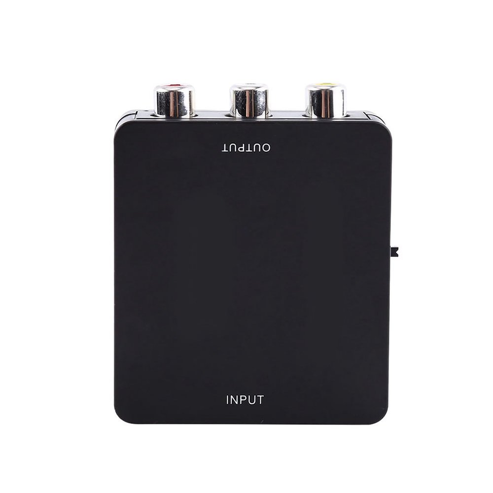 Keenso Digital HD Input Converter, High Bandwidth Capability Adapter for TVMonitor Display, No Power Supply Required (Black)