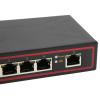 Industrial Grade 5 Port Ethernet DIN Rail Switch with Redundant Power for Fast Ethernet DIN Rail Switch - Ideal for Harsh Environments - Aluminum Alloy Material view 4