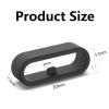 Ryukicy Band Keeper Compatible with Disney Magic Band 1.0/2.0/MagicBand +, Silicone Fastener Ring Holder, Secure Loop Clip for Watch Strap (Black*8) view 4