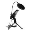 BESPORTBLE Portable USB Gaming Microphone with RGB Lighting Noise Reduction Condenser Mic for Streaming Desktop and Computer Use Plug Play for Recording and Podcasting view 1