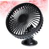 POPETPOP 1PC Portable USB Car Fan Low Noise Adjustable Electric Cooling Fan for Cars Lightweight and Rotatable for Summer Use Vehicles Black view 3