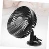 POPETPOP 1PC Portable USB Car Fan Low Noise Adjustable Electric Cooling Fan for Cars Lightweight and Rotatable for Summer Use Vehicles Black view 4