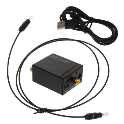 LABRIMP Fiber Optic Audio Converter to Optical to Optical Audio Adapter for Tv