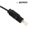 LABRIMP Fiber Optic Audio Converter to Optical to Optical Audio Adapter for Tv view 3