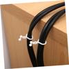 BRIGHTFUFU 5-Pack Cable Clip Set for Desk Robust Wire Management Solution Compatible Cables Black view 2