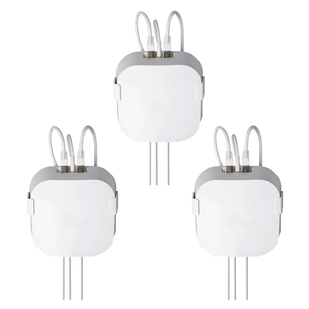 Fbyuitap Metal Wall Mount Compatible with eero 7 mesh WiFi Router,Stand Bracket for eero Home WiFi System Extender Router (Three Packs)