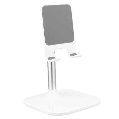 Angoily Adjustable Phone Tablet Stand for Desk Lazy Holder Telescopic Arm Compatible Smartphones and Tablets White