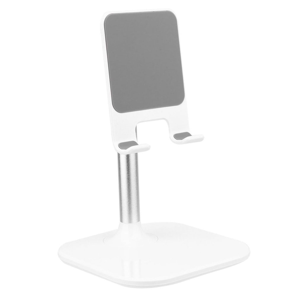 Angoily Adjustable Phone Tablet Stand for Desk Lazy Holder Telescopic Arm Compatible Smartphones and Tablets White