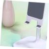 Angoily Adjustable Phone Tablet Stand for Desk Lazy Holder Telescopic Arm Compatible Smartphones and Tablets White view 2