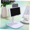 Angoily Adjustable Phone Tablet Stand for Desk Lazy Holder Telescopic Arm Compatible Smartphones and Tablets White view 4