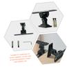 Tofficu Wall Speaker Mount with Horizontal Rotation Pitch Durable Construction Design for Surround Sound Broadcast Speakers Stable view 4