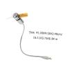 Angoily USB LED Clock Fan with Temperature Portable Mini Gooseneck Cooling Fan for Computer Flexible Design for Summer for Desk and Travel Use view 2