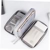 OSALADI Portable Electronic Organizer Bag Travel Storage Pouch for USB Drives Cables Chargers Accessories Compact Lightweight Design for Easy Carrying Wide Applications view 3