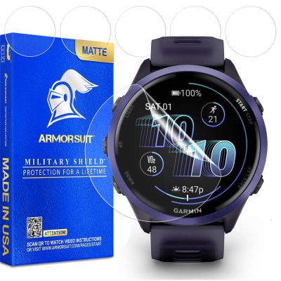 ArmorSuit 6 Pack for Garmin Forerunner 570 (47mm) Anti-Glare Screen Protector MilitaryShield Matte Film - Made in USA