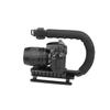 Angoily U Shape Camera Stabilizer Handle Grip with Three Hot Shoe Design for DSLR and Camcorder Skid Pads for Enhanced Stability for Video Capture view 4