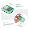 HOMSFOU Clip Player with USB Port Portable Player for Sports Lightweight and Durable Design Includes Headphones and Packaging Green view 2