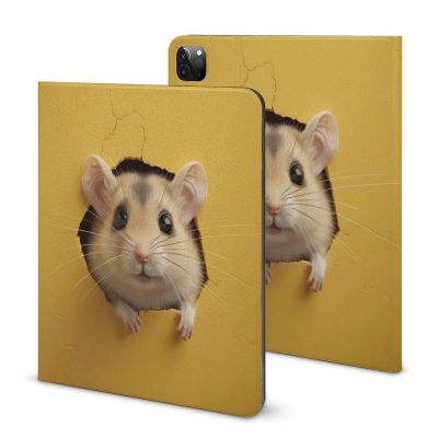 3D Hamster Tablet Case Slim Fit Standing Cover with Pencil Holder Compatible with Ipad IPAD Pro 2020 11in