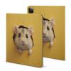 3D Hamster Tablet Case Slim Fit Standing Cover with Pencil Holder Compatible with Ipad IPAD Pro 2020 11in view 1
