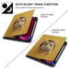 3D Hamster Tablet Case Slim Fit Standing Cover with Pencil Holder Compatible with Ipad IPAD Pro 2020 11in view 2