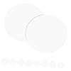Amosfun 10Pcs Curved PC Diffuser Covers for LED Downlight Lightweight Wear Resistant Light Diffusion for Dazzling Illumination in Home and Office Settings view 1