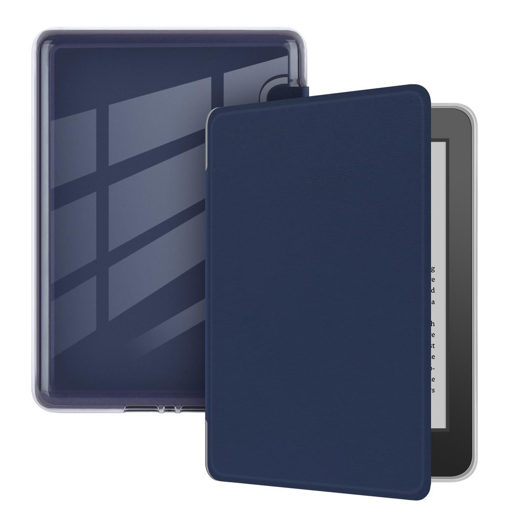Akacy case for New 6.0-inch Kindle Paperwhite(11th gen, 2024/2022 Release), Ultra Lightweight PU Shell case with auto Wake/Sleep for Kindle 2024/2022 (46)