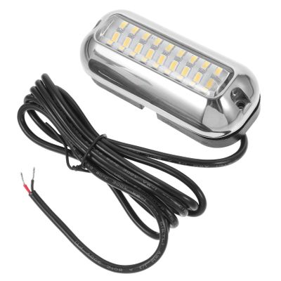 GOOHOCHY LED Underwater Lights Housing for Boats Ships and Transom Easy Installation Shockproof Design Wide Emitting Angle White Light