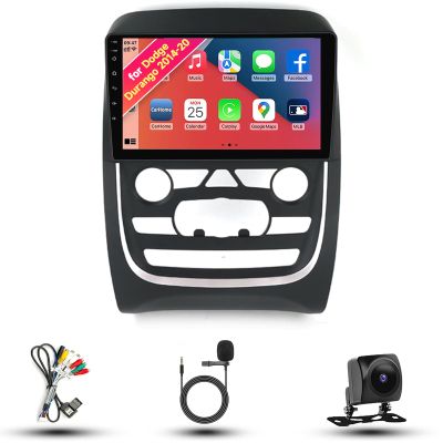 Radio for Dodge Durango 2014-2020 Android 13 9" IPS Touch Screen, Car Stereo with CarPlay & Android Auto, GPS Navigation DSP SWC 5G WiFi Camera 8CORE 4+64GB