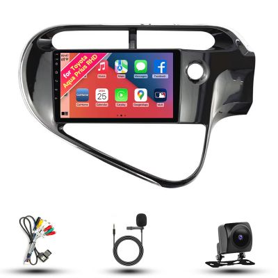 Radio for Toyota Aqua Prius C 2018-2020(RHD) Android 13 9" IPS Touch Screen, Car Stereo with CarPlay & Android Auto, GPS Navigation DSP SWC 5G WiFi Camera 8CORE 8+256GB