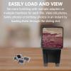XDTKJDZ Slide and Film Viewer, Slide Projecter for Old Slides, Viewing Slide Projector, Color Temperature 6000K, 3X Magnification, for All 5cm*5cm (2 * 2'') and 135 Negatives,Old Slides view 2