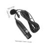 BESTonZON 48V XLR Three-Pin Lavalier Microphone Professional Wearable Mic Collar Clip for Audio Recording Compatible Streaming Devices and Cameras view 2