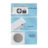 Heating Cooling Beverage Plate, Cup Warmer Cooler, Portable USB Coffee Mug Warmer Chiller with Makeup Refrigerator Function, for Desk Office Travel view 2