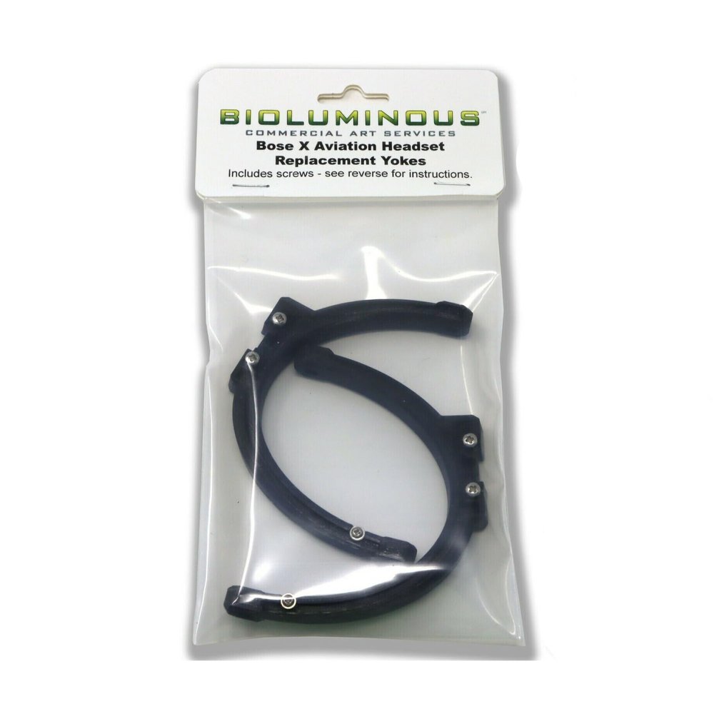 Repair Kit for Bose X Aviation Headset (for Model A10) - Replacement Parts - Earcup Yokes & Screws