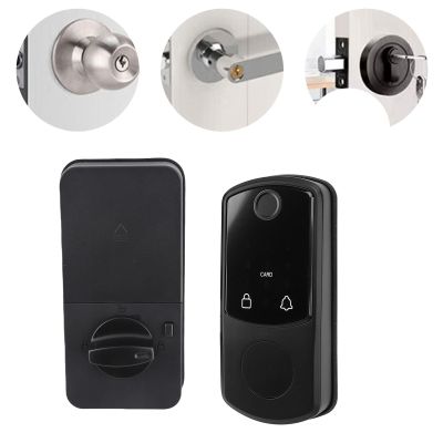 TOPINCN Auto Lock Smart Lock with Keypad, Fingerprint Unlock Digital for Home Office Apartment, No Drilling Required, Suitable for Door Thickness 35  55mm