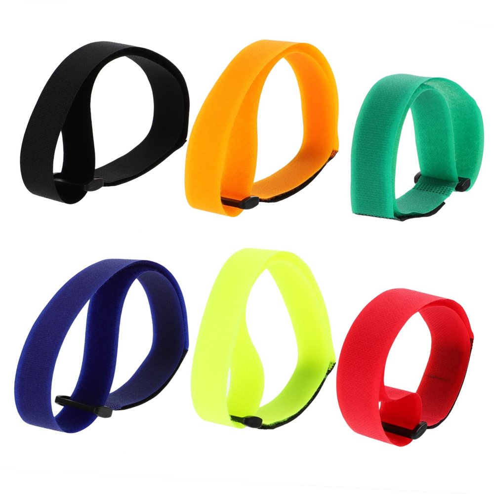 Abaodam 12pcs Heavy Duty Bike Wheel Straps Non-Slip Cinch Straps for Stabilizing Reusable Cable Ties