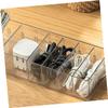 IWOWHERO Desktop Cable Organizer Storage Box for Power Cords and USB Cables Compact Home Organizer Lid for Desk Travel and Office Use Small and Convenient Design view 4