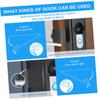DIYEAH No-Drill Doorbell Mount for Wear-Resistant Doorbell Holder Easy Installation Compatible Home and Apartment Use 1 Set view 2