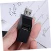 DOITOOL Port USB Hub Adapter Mini USB Hub Splitter for PC Portable Hard Drives Compact Design Black view 3