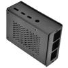 Aluminum Alloy 4 Model B Case Box Enclosure with Heatsink Bracket Black (Black) view 4