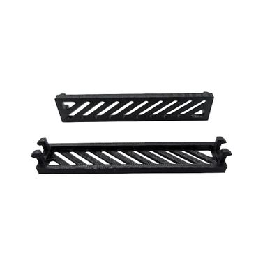 2X - 3.5 inch Disk Drive Bay Cover Slotted Diagonal Black Replacement Computer Tower Parts.
