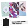 VILLFUL 12pcs Cardboard CD Sleeves for Wedding Card Organizer Stylish Disc Holder with Ample Storage Capacity Compact Design for Creative and Versatile Document Storage view 3