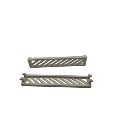 2X - 3.5 inch Disk Drive Bay Cover Slotted Diagonal Beige Replacement Computer Tower Parts.