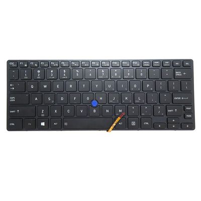 English US Laptop Keyboard for Toshiba Portege X30-E-13L X30-E-13N X30-E-13Q X30-E-13Z X30-E-143 X30-E-146 X30-E-14M X30-E-14P X30-E-14R Black with Backlit&Pointing