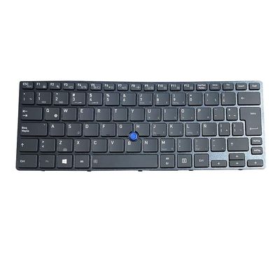 Latin America LA Laptop Keyboard for Dynabook Portege X40-G X40-G-0K300J X40-G-0K500J X40-G-10R X40-G-10T X40-G-10Z X40-G-110 X40-G-122 Black with Backlit&Pointing