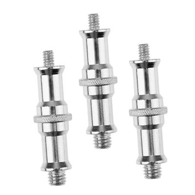 Angoily 3pcs 1/4 to 3/8 Threaded Screw Adapter for Flash Light Stand Sturdy Light Stand Adapter for Photographers